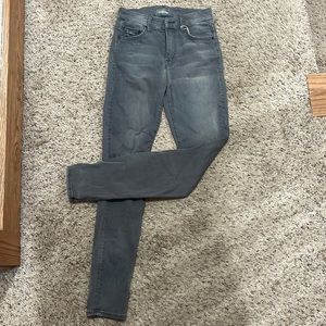 Mother “Looker” jeans. Distressed gray. NWT. Paid $298 online. Never worn